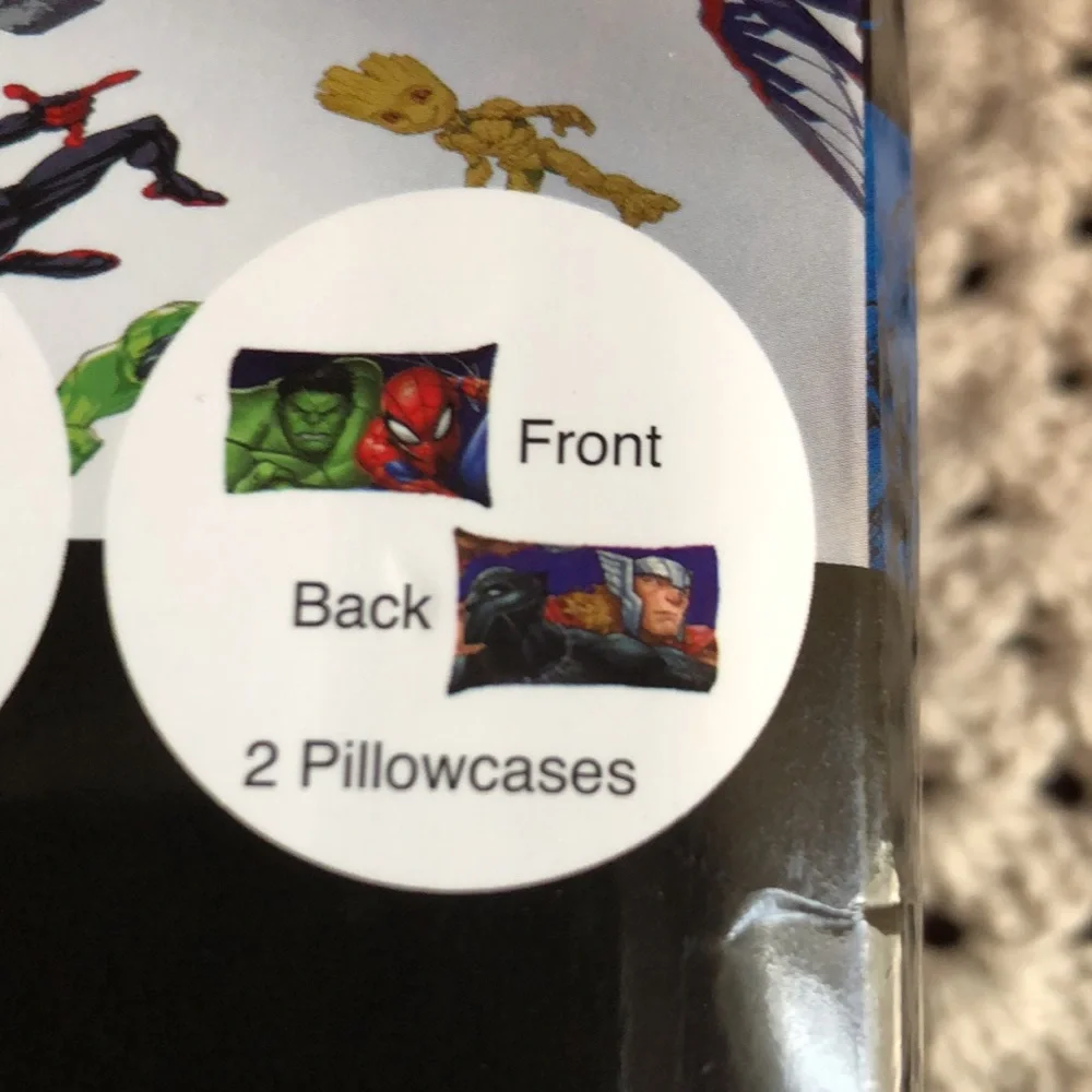 Marvel SUPERHERO Bed Sheet Set - FULL